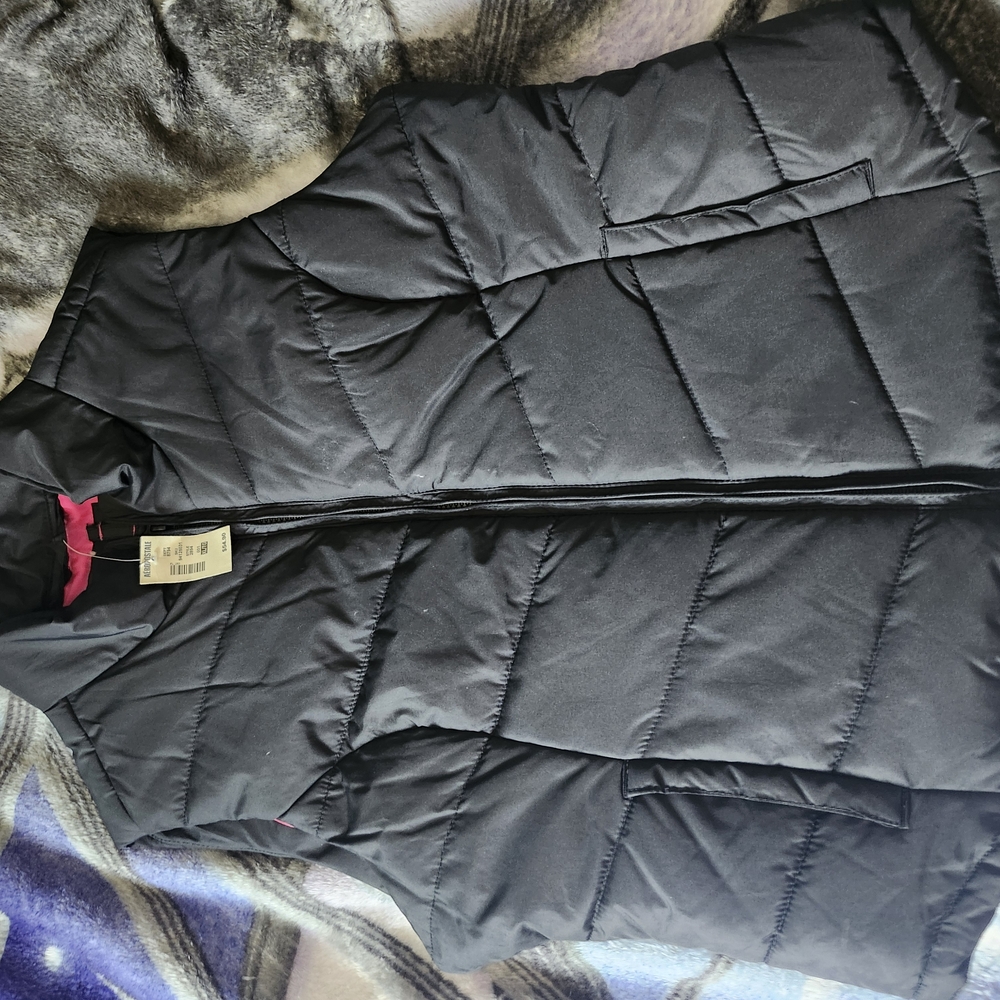 Aeropostale Charcoal Puffer Vest